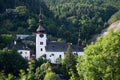 Church in Spania Dolina, a medieval mining village, located near Banska Bystrica, Slovakia Royalty Free Stock Photo