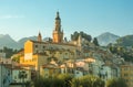 Church and old town of Menton