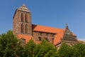 Church in old town Wismar in Germany Royalty Free Stock Photo