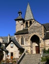 Church of the old village Estaing Royalty Free Stock Photo