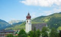 church with onion dome, Achenkirch austrian destination