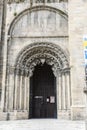 Church in the Orense region, Interior of gothic cathedral in Spa Royalty Free Stock Photo