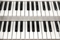 Church organ keys Royalty Free Stock Photo