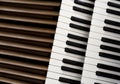 Church organ keys Royalty Free Stock Photo