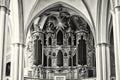 The church organ St. Mary's Church (Marienkirche) at Alexanderplatz. Royalty Free Stock Photo