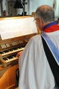 Church Organist Royalty Free Stock Photo