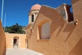 church in an orthodox monastery (agia triada) in crete (greece) Royalty Free Stock Photo