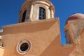 church in an orthodox monastery (agia triada) in crete (greece) Royalty Free Stock Photo