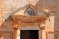 church of an orthodox monastery (agia triada) in crete (greece) Royalty Free Stock Photo