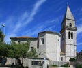 The church in Osor on the island Cres, Croatia