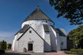 The church Osterlars Kirke on Bornholm Royalty Free Stock Photo