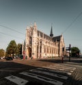 The Church of Our Blessed Lady of the Sablon in Brussels, Belgium Royalty Free Stock Photo