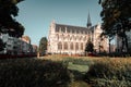 The Church of Our Blessed Lady of the Sablon in Brussels, Belgium Royalty Free Stock Photo
