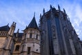 Church of Our Blessed Lady of Sablon in Brussels. Side view