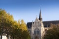 Church of Our Blessed Lady of Sablon in Brussels on a sunny autumn day