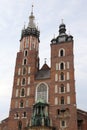 Church of Our Lady Assumed into Heaven in Krakow Poland Royalty Free Stock Photo