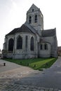 Church Our Lady at Auvers-sur-Oise France Royalty Free Stock Photo