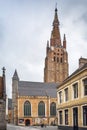 Church of Our Lady, Bruges, Belgium Royalty Free Stock Photo