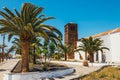 Church of Our Lady of Candelaria in La Oliva, Fuerteventura Royalty Free Stock Photo