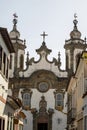 Church of Our Lady Of Carmel (Igreja Nossa Senhora do Carmo), in Sao Joao Del Rey, Minas Gerais, Brazil Royalty Free Stock Photo