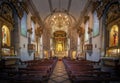 Church of Our Lady of Consolation and Santos Passos Interior - Guimaraes, Portugal