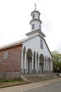 Church of Our Lady of Dolour of Dalcahue, Chiloe Island, Chile Royalty Free Stock Photo