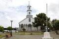 Church of Our Lady of Dolours of Dalcahue, Chiloe Island, Chile Royalty Free Stock Photo