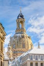 Church of our Lady in Dresden in winter