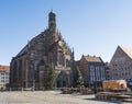 Church of Our Lady Frauenkirche, Nuremberg, Germany Royalty Free Stock Photo