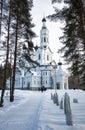Church of Our Lady of Kazan Zelenogorsk Royalty Free Stock Photo