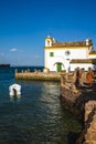 Church of Our Lady of Loreto located on the island of the Frades Royalty Free Stock Photo