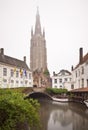 Church Of Our Lady On Misty Day Royalty Free Stock Photo