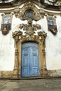 Church of Our Lady of Mount Carmel, built in 1813, one of icons of brazilian baroque architecture. Ouro Preto, Minas Gerais, Royalty Free Stock Photo