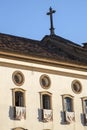 Church of Our Lady of Mount Carmel, built in 1813, one of icons of brazilian baroque architecture. Ouro Preto, Minas Gerais, Royalty Free Stock Photo