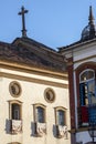 Church of Our Lady of Mount Carmel, built in 1813, one of icons of brazilian baroque architecture. Ouro Preto, Minas Gerais, Royalty Free Stock Photo