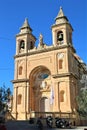 Malta - January 2023 -  Parish Church of Our Lady of Pompei, Marsaxlokk Royalty Free Stock Photo