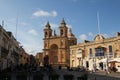 Parish Church of Our Lady of Pompei, Marsaxlokk, Malta Royalty Free Stock Photo