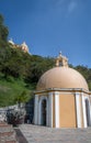 Church of Our Lady of Remedies at the top of Cholula pyramid and Well of Wishes - Cholula, Puebla, Mexico