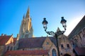 Church of Our Lady in Bruges, Belgium Royalty Free Stock Photo