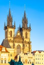 Church of Our Lady before Tyn in the Old Town Square Royalty Free Stock Photo