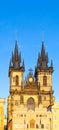 Church of Our Lady before Tyn in Prague Royalty Free Stock Photo