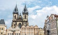 Church of Our Lady before Tyn in Prague, Czech republic Royalty Free Stock Photo