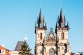 Church of Our Lady before Tyn at Prague, Czech Republic Royalty Free Stock Photo