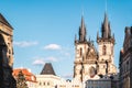 Church of Our Lady before Tyn at Prague, Czech Republic Royalty Free Stock Photo