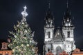 Church of Our Lady before Tyn at Prague, Czech Republic Royalty Free Stock Photo