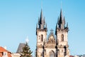 Church of Our Lady before Tyn at Prague, Czech Republic Royalty Free Stock Photo