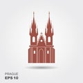 Church of Our Lady before Tyn - The symbol of Prague, Czech Republic Royalty Free Stock Photo