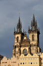 Church of Our Lady before TÃÂ½n, Prague, Czech Royalty Free Stock Photo