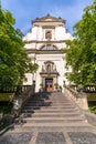 Church of Our Lady of Victories with Infant Jesus of Prague,  Lesser town, Prague, Czech republic Royalty Free Stock Photo