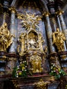 The Church of Our Lady Victorious also referred as the Shrine of the Infant Jesus of Prague, in Mala Strana, the `Lesser Quarter`